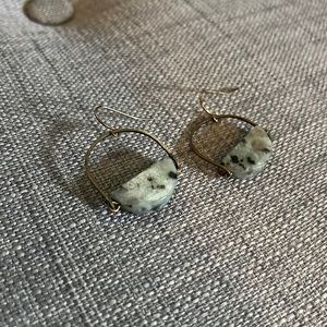 Stone Dangly Earrings